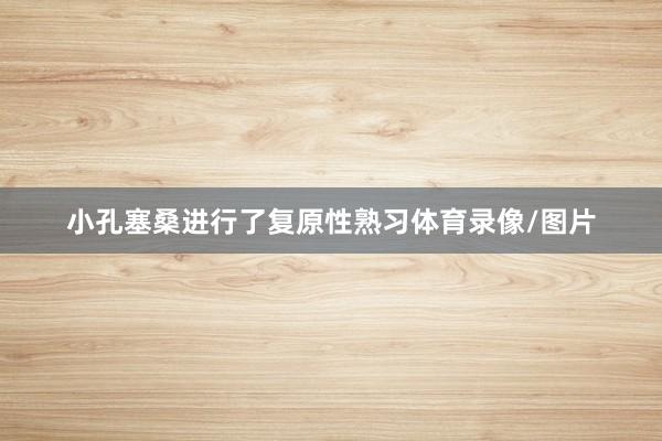 小孔塞桑进行了复原性熟习体育录像/图片