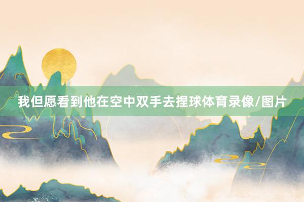 我但愿看到他在空中双手去捏球体育录像/图片