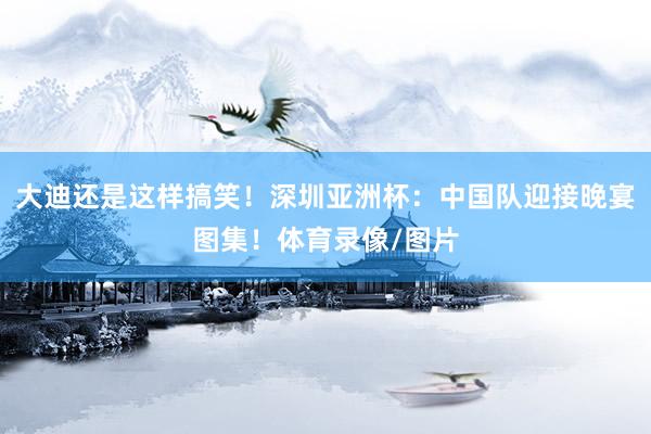 大迪还是这样搞笑！深圳亚洲杯：中国队迎接晚宴图集！体育录像/图片
