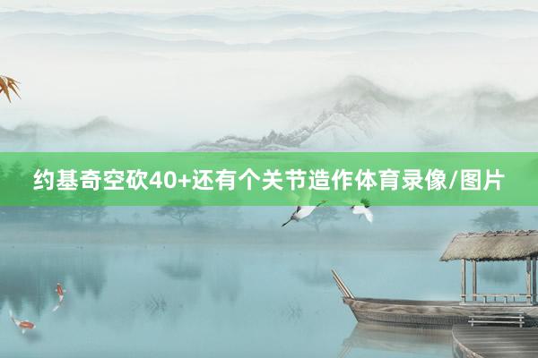 约基奇空砍40+还有个关节造作体育录像/图片