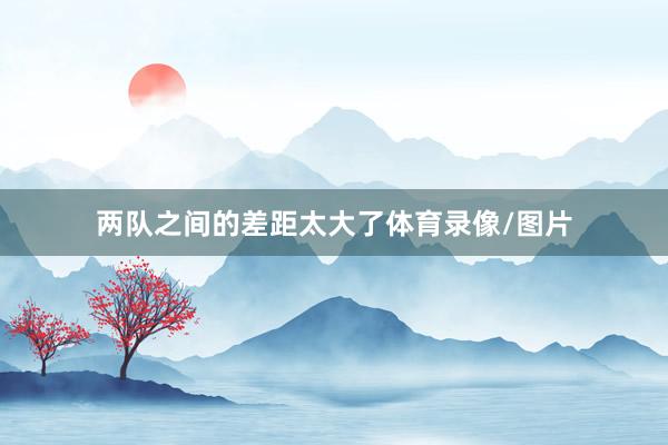 两队之间的差距太大了体育录像/图片