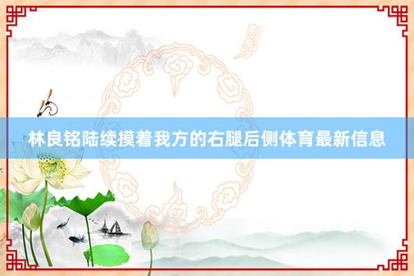 林良铭陆续摸着我方的右腿后侧体育最新信息