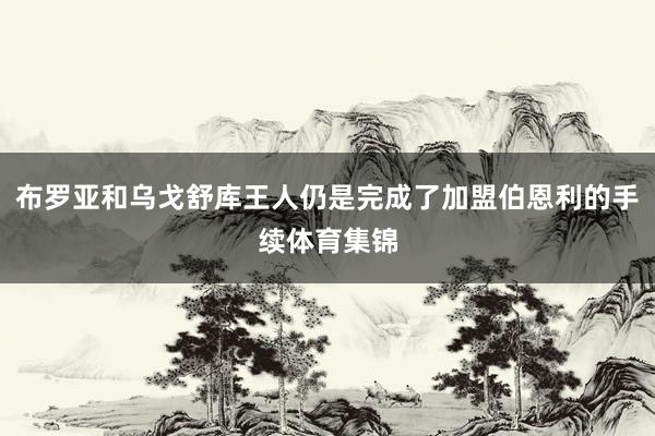 布罗亚和乌戈舒库王人仍是完成了加盟伯恩利的手续体育集锦