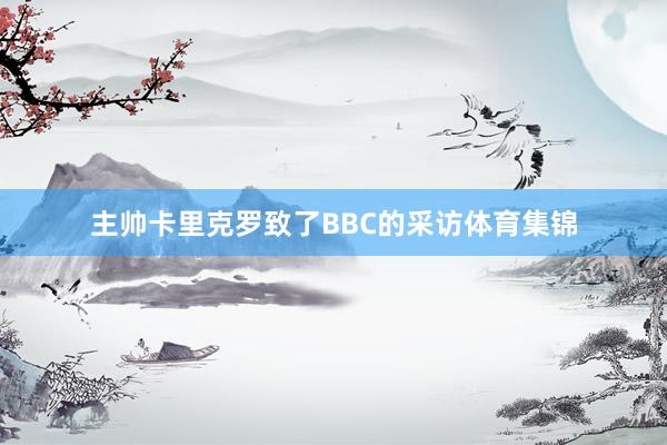 主帅卡里克罗致了BBC的采访体育集锦