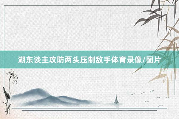 湖东谈主攻防两头压制敌手体育录像/图片