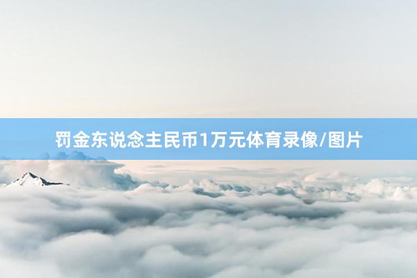 罚金东说念主民币1万元体育录像/图片
