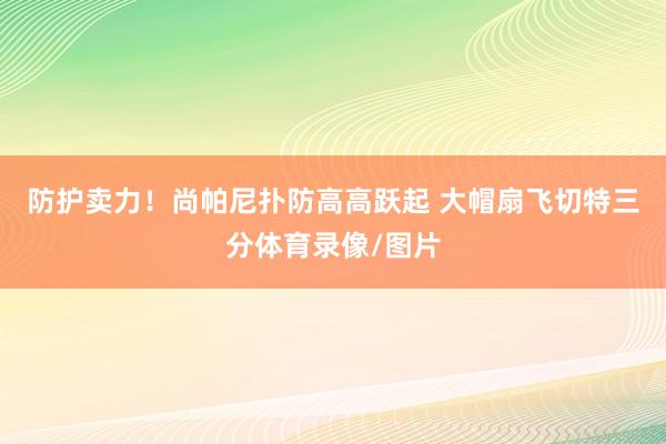 防护卖力！尚帕尼扑防高高跃起 大帽扇飞切特三分体育录像/图片
