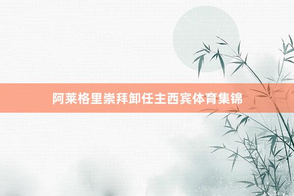 阿莱格里崇拜卸任主西宾体育集锦