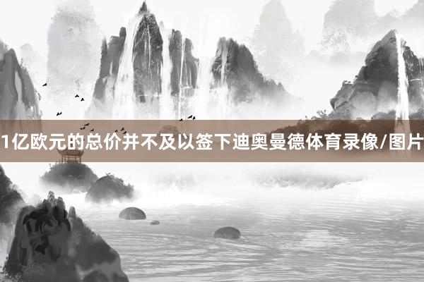 1亿欧元的总价并不及以签下迪奥曼德体育录像/图片